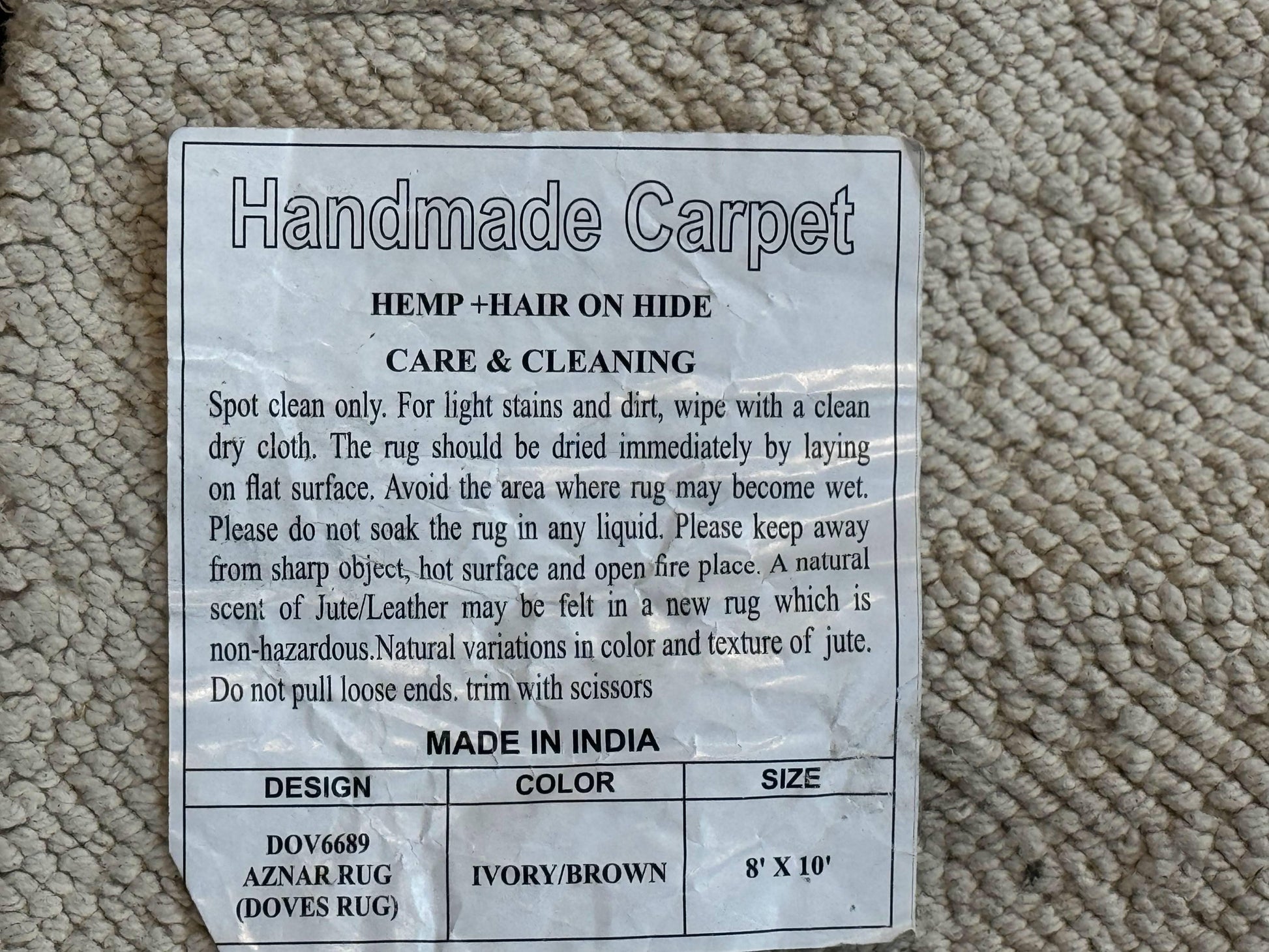 Handmade Contemporary Modern Indian Rug 8x10, Colorful - Nuvé