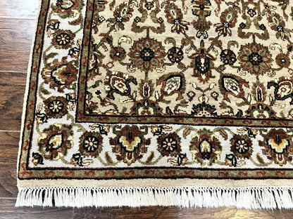 Pak Persian Rug 4x6, Floral Allover Vintage Oriental Carpet, Handmade Wool Rug - Nuvé