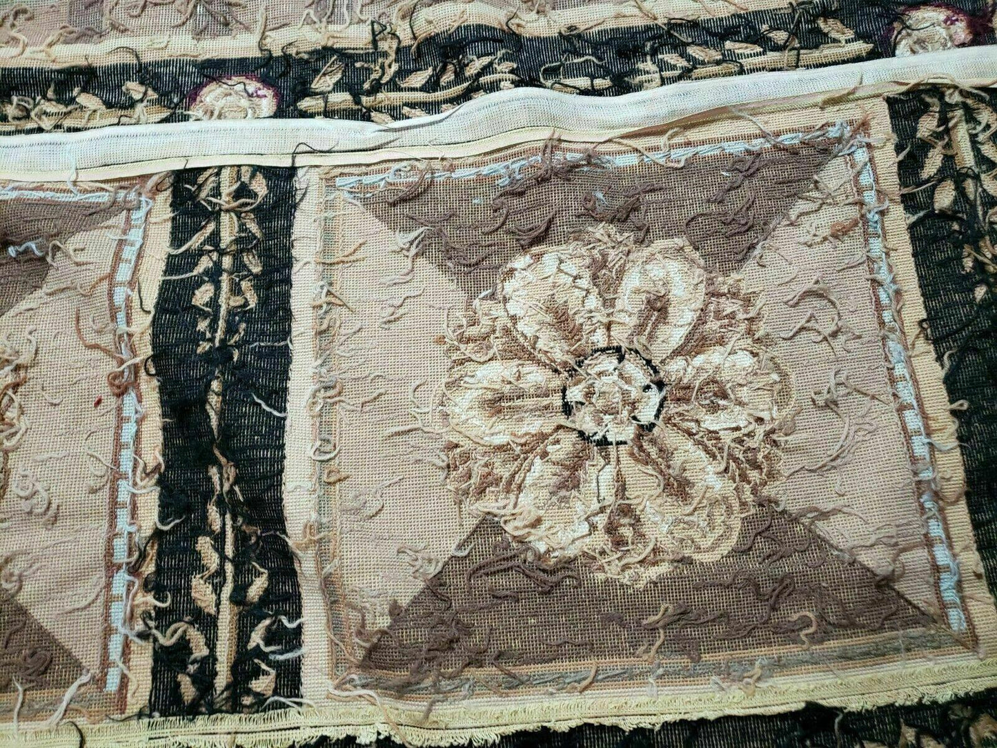 9' X 12' Handmade English Aubusson Savonnerie Design Needlepoint Wool Rug Nice - Nuvé