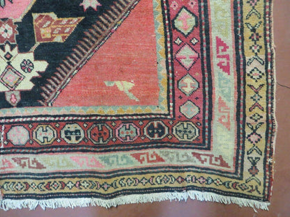 5' X 9' Antique Karabagh Caucasian Rug Handmade Wool Carpet Organic Dyes Nice - Nuvé