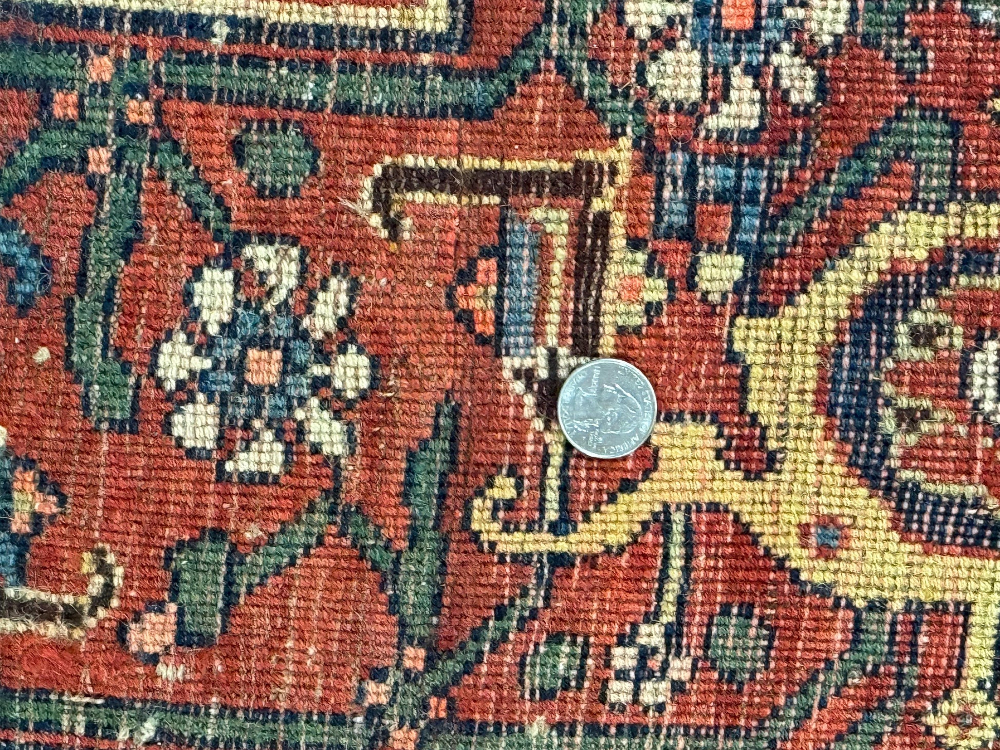 Antique Persian Bidjar Rug 8x12, Rare Persian Carpet - Nuvé