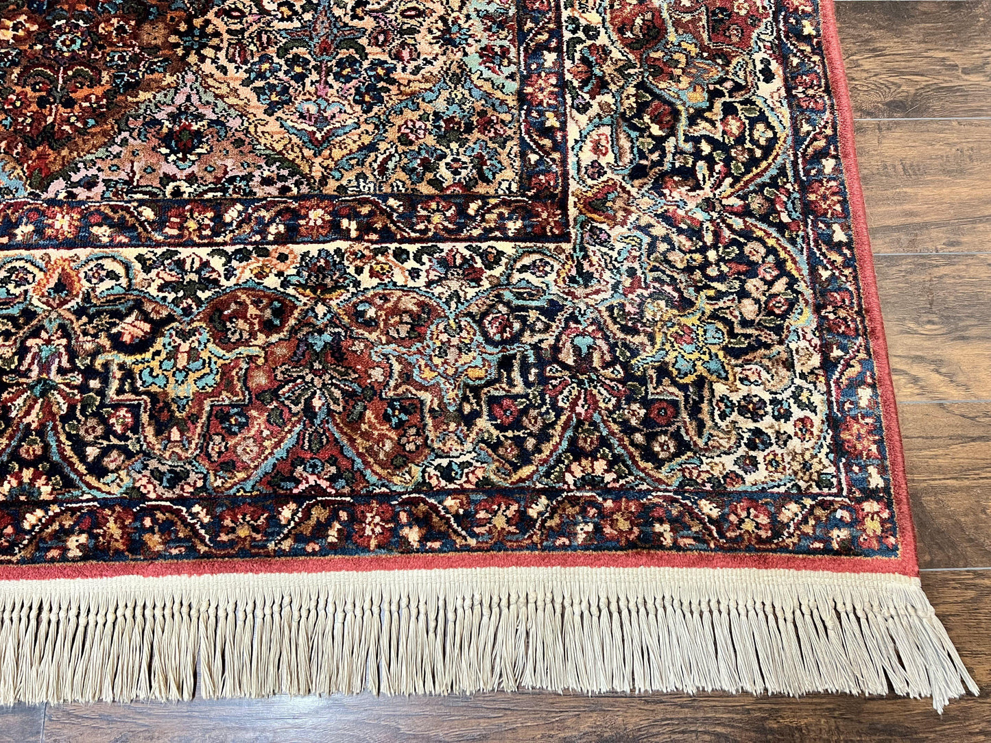 Karastan Multicolor Panel Kirman Rug #717, Wool Karastan Rug 12 x 16, Extra Large Karastan Area Rug, Original Karastan Collection 700 Series - Nuvé