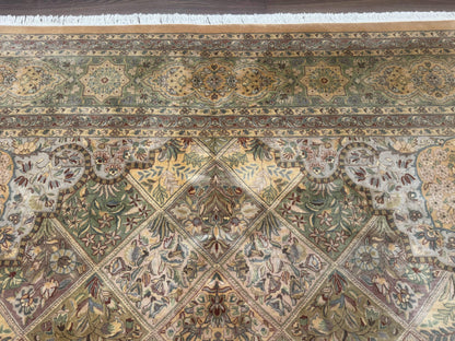 Pak Persian Rug 9x12, Diamond Panel Design, Fine 225 KPSI, Wool - Nuvé