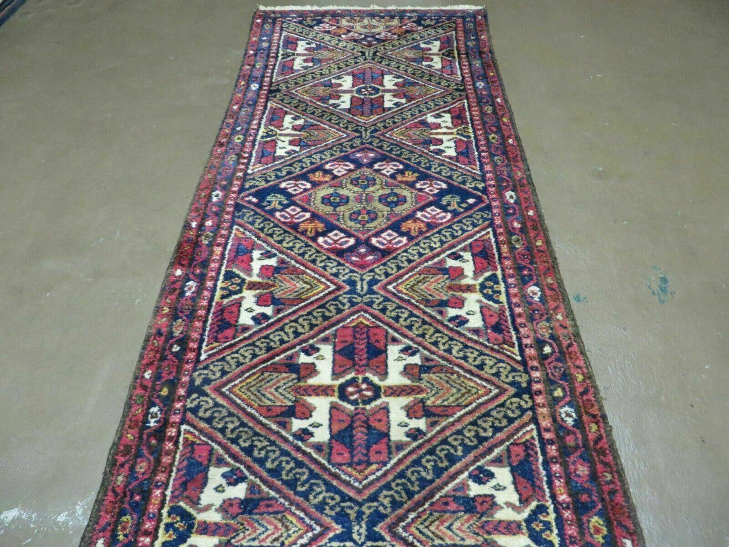 2' 6" X 9' Antique Handmade Turkish Anatolian Wool Runner Rug Nice - Nuvé