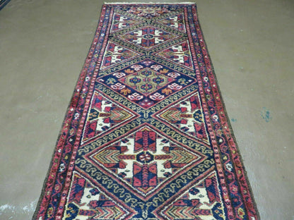 2' 6" X 9' Antique Handmade Turkish Anatolian Wool Runner Rug Nice - Nuvé