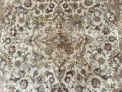 Sino Persian Rug 8x12, Wool & Silk, Traditional Elegant Carpet, Fine 200 KPSI - Nuvé