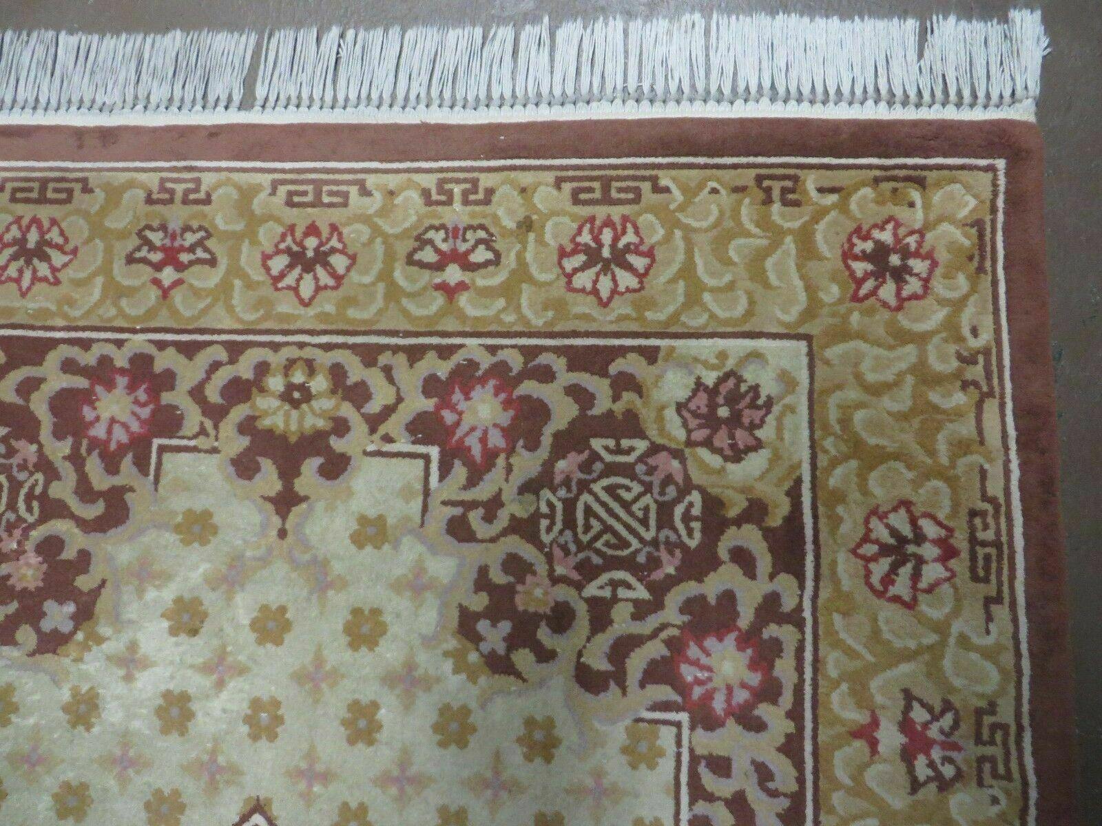 Vintage Chinese Wool Rug 4x6 - Nuvé