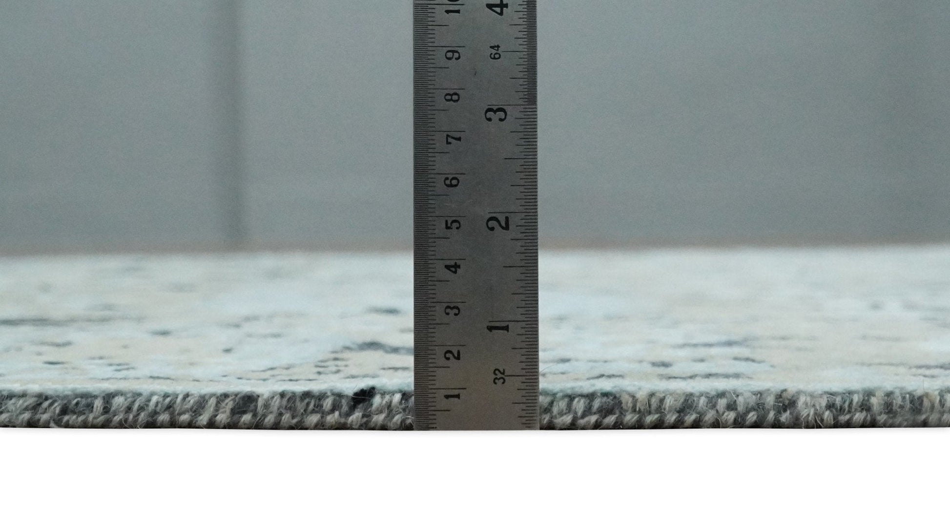 4x6 Fine Hand Knotted Aqua, Beige and Black Traditional Vintage Persian Style Antique Wool and Bamboo Silk Rug | AGR10 - Nuvé