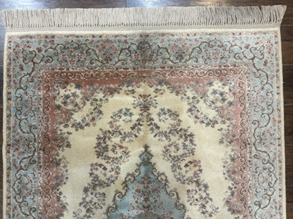 Karastan Rug 4x6, Pastel Ivory Kirman Rug #784, Wool Karastan Carpet, Original 700 Series, Vintage Karastan Area Rug, Discontinued - Nuvé
