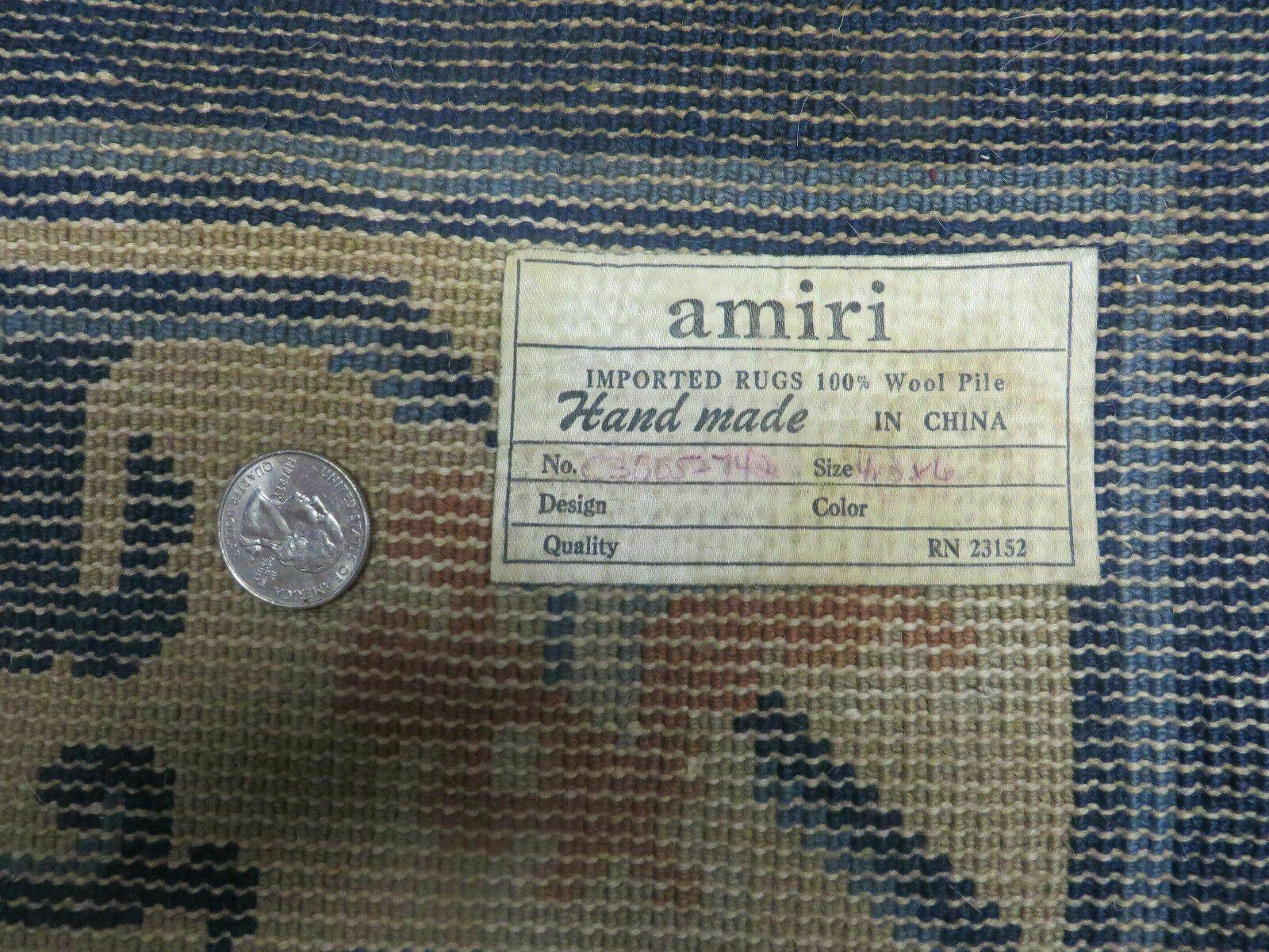 4' X 6' Antique Handmade Fine Knotted Peking Chinese Wool Rug Amiri Salmon - Nuvé