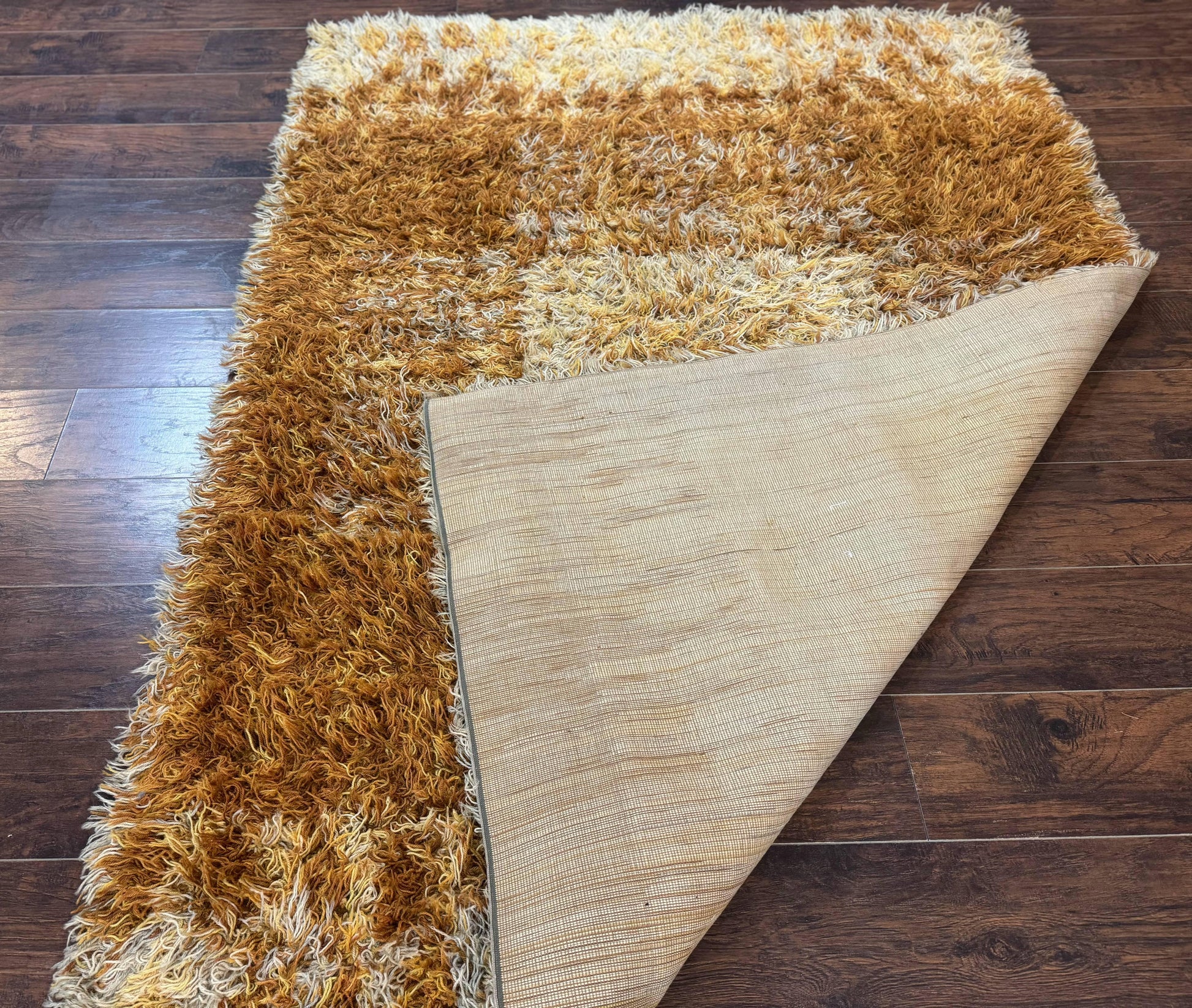 Vintage Rya Shag Rug 5.5 x 7.7 - Nuvé