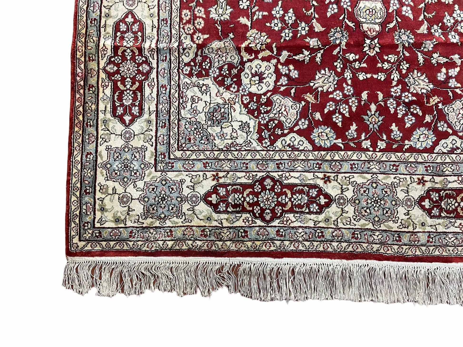 4' X 6' Vintage Fine Handmade Chinese Oriental Silk Rug 400 KPSI Wow - Nuvé
