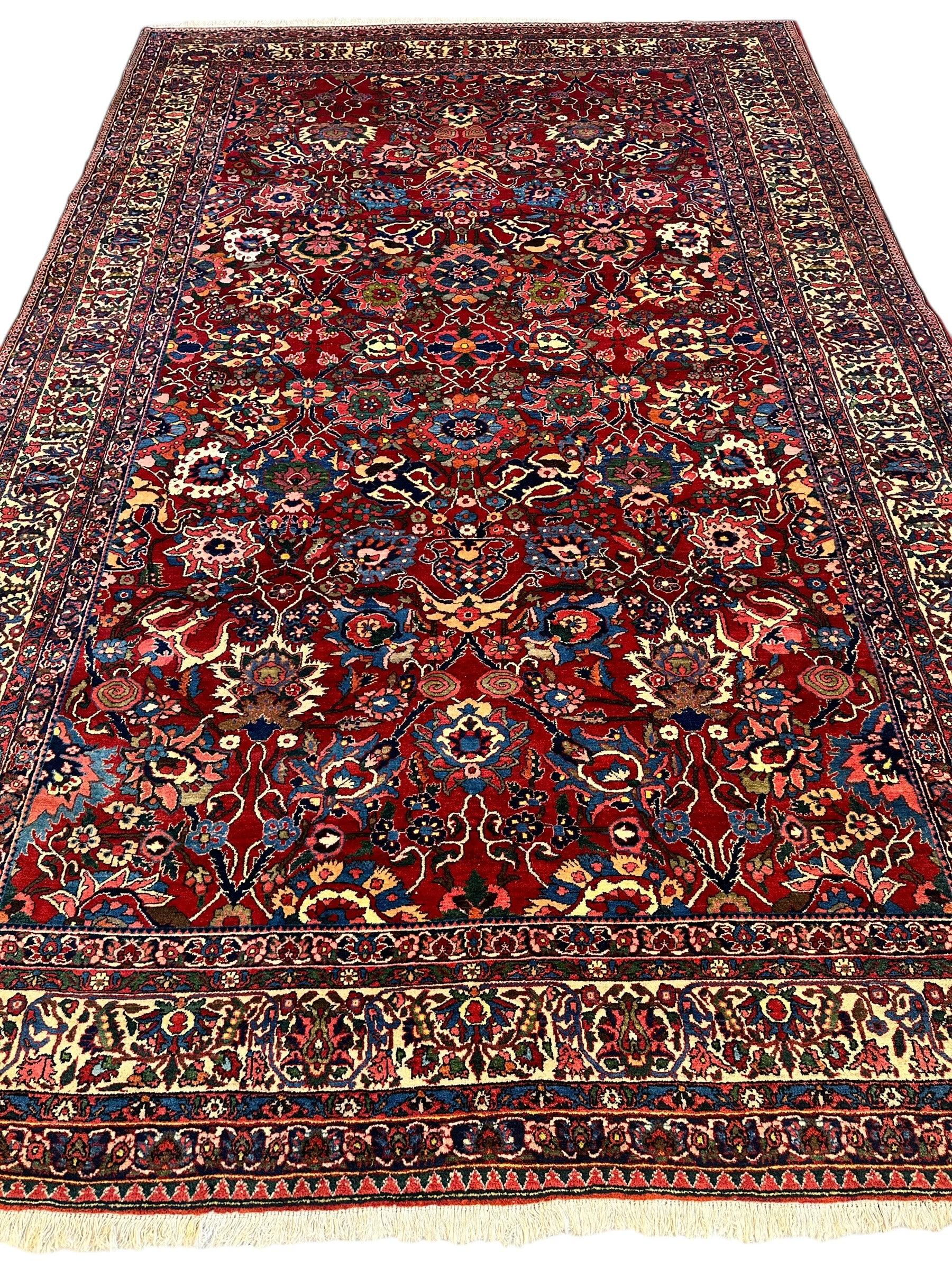 Antique Persian Bakhtiari Rug – Timeless Masterpiece 8'6" x 13'2" - Nuvé