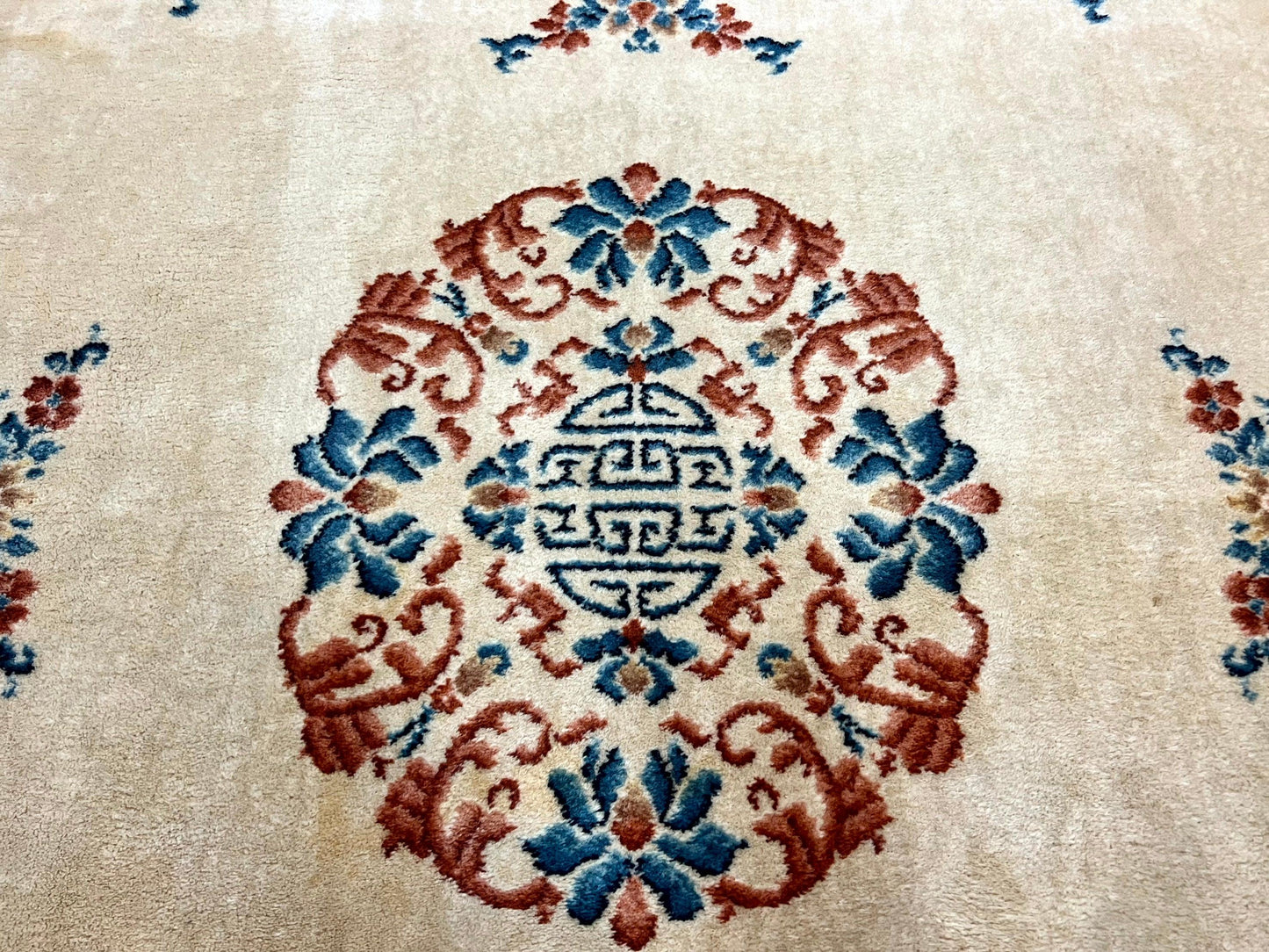 Karastan Rug 10x14 Chinese #718, Vintage Original 700 Series Wool Pile Karastan Carpet, Asian Oriental Rug, Rare - Nuvé
