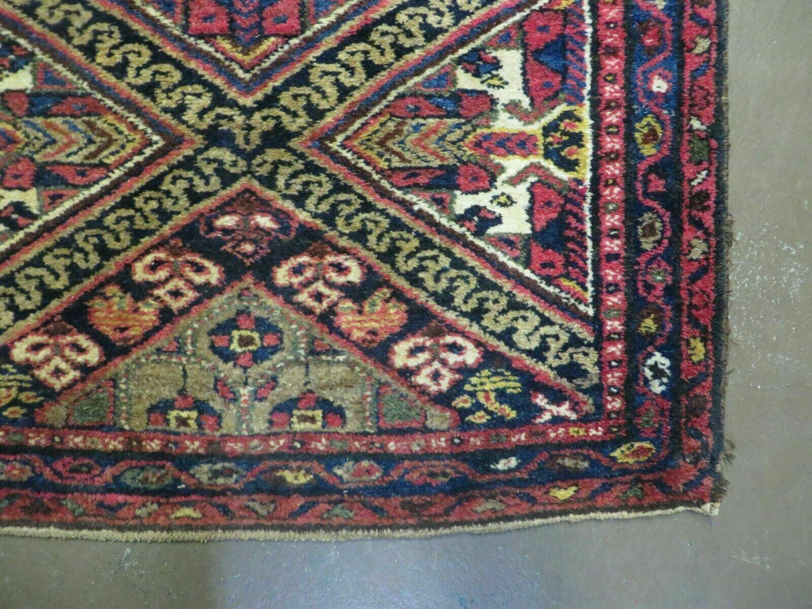 2' 6" X 9' Antique Handmade Turkish Anatolian Wool Runner Rug Nice - Nuvé