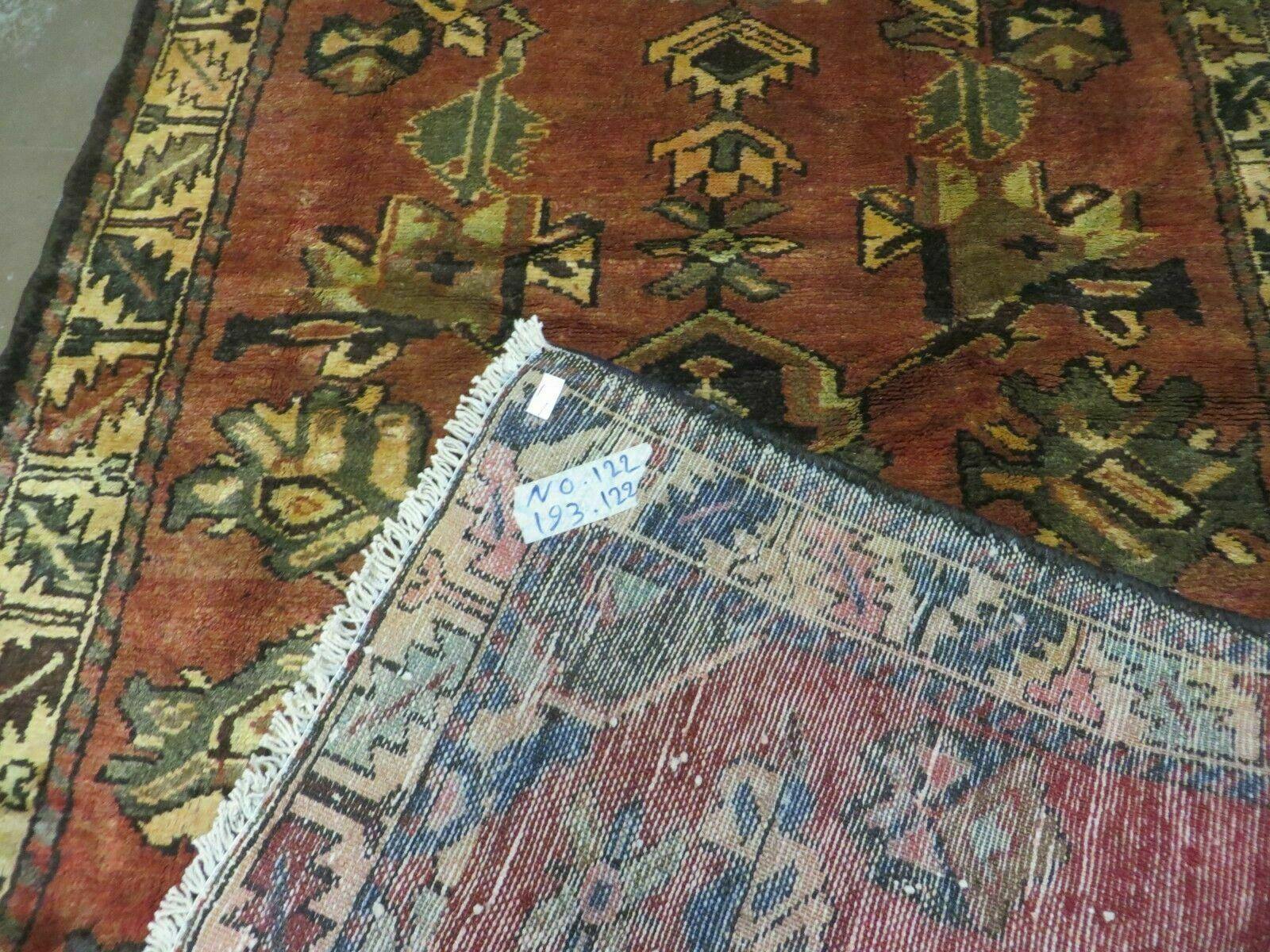4' X 6' Antique 1920 Handmade Turkish Wool Rug Veg Dye Nice - Nuvé