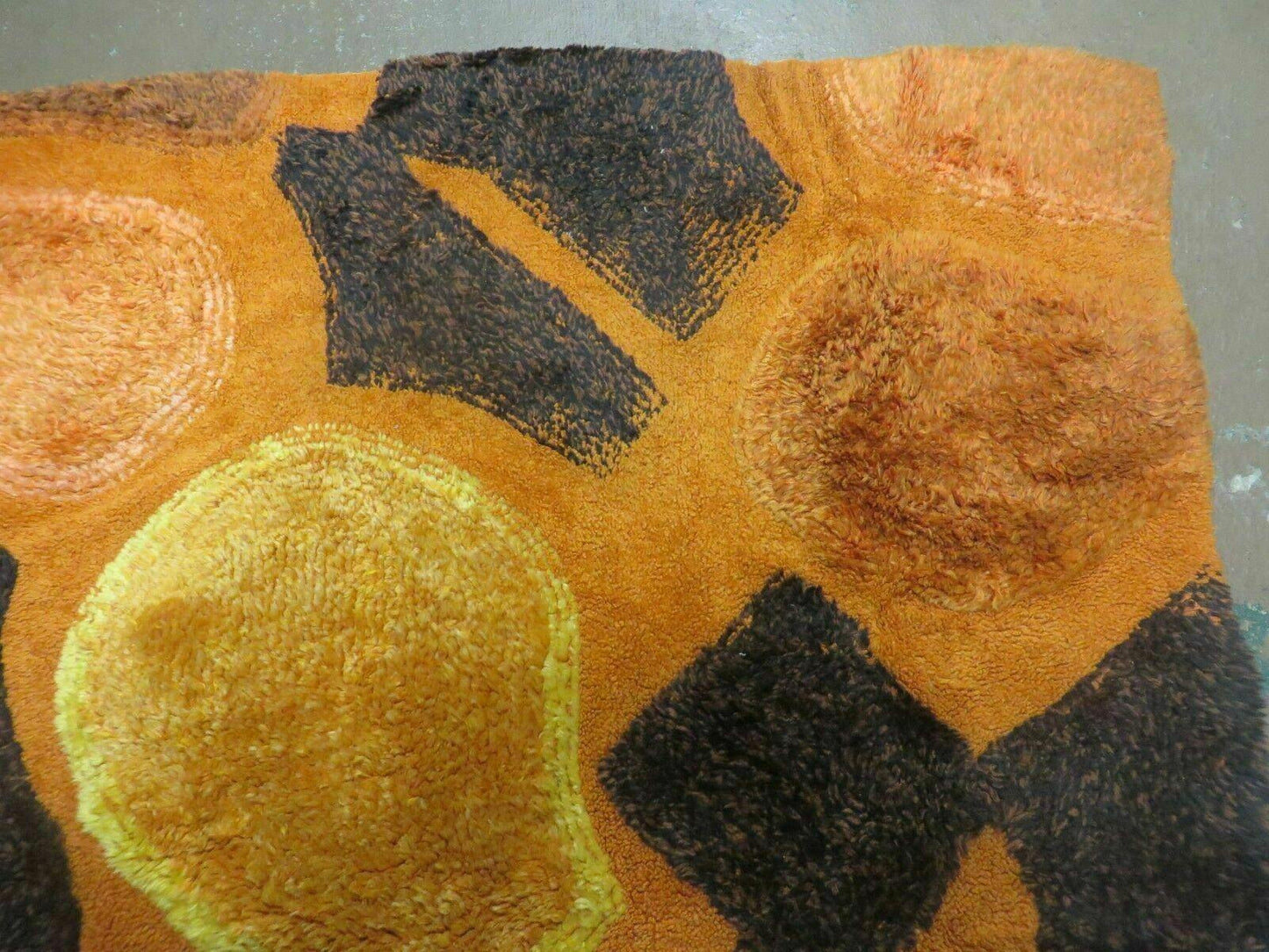 4' X 6' Modern Handmade Hooked Rug Wool Abstract Nice - Nuvé