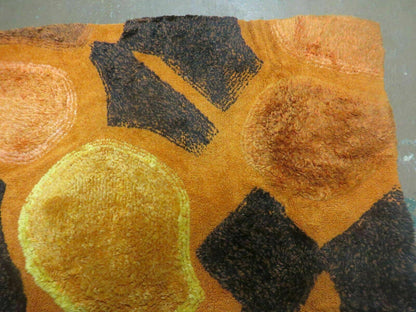 4' X 6' Modern Handmade Hooked Rug Wool Abstract Nice - Nuvé