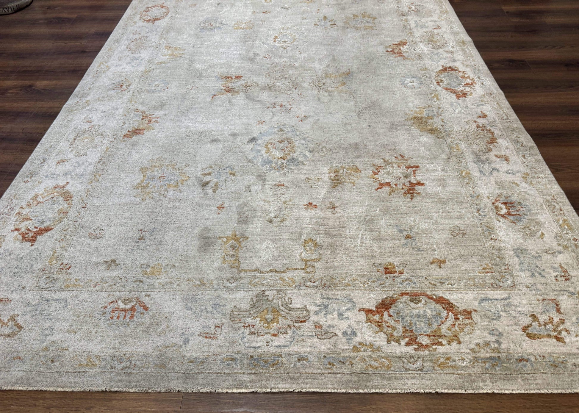 Modern Turkish Oushak Rug 7x9, Netural Colors - Nuvé