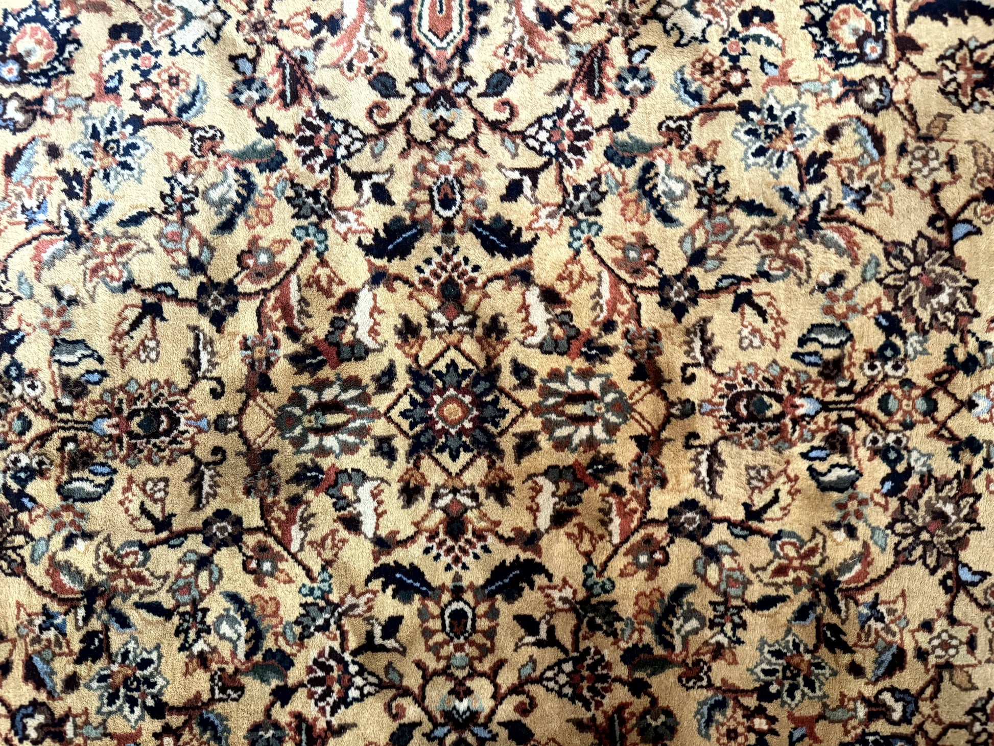 Indo Persian Rug 5x8, Light Tan/Camel, Allover Design - Nuvé