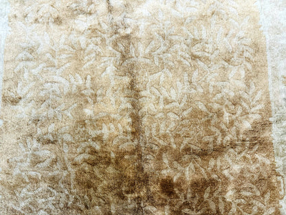 Chinese Peking Rug 5x7, Golden-Tan, Vintage Chinese Wool Carpet - Nuvé