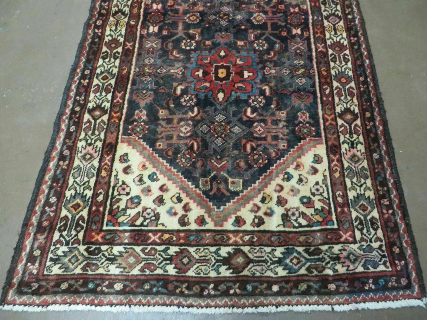 3' 6" X 10' 3" Antique Handmade Turkish Wool Runner Rug - Nuvé