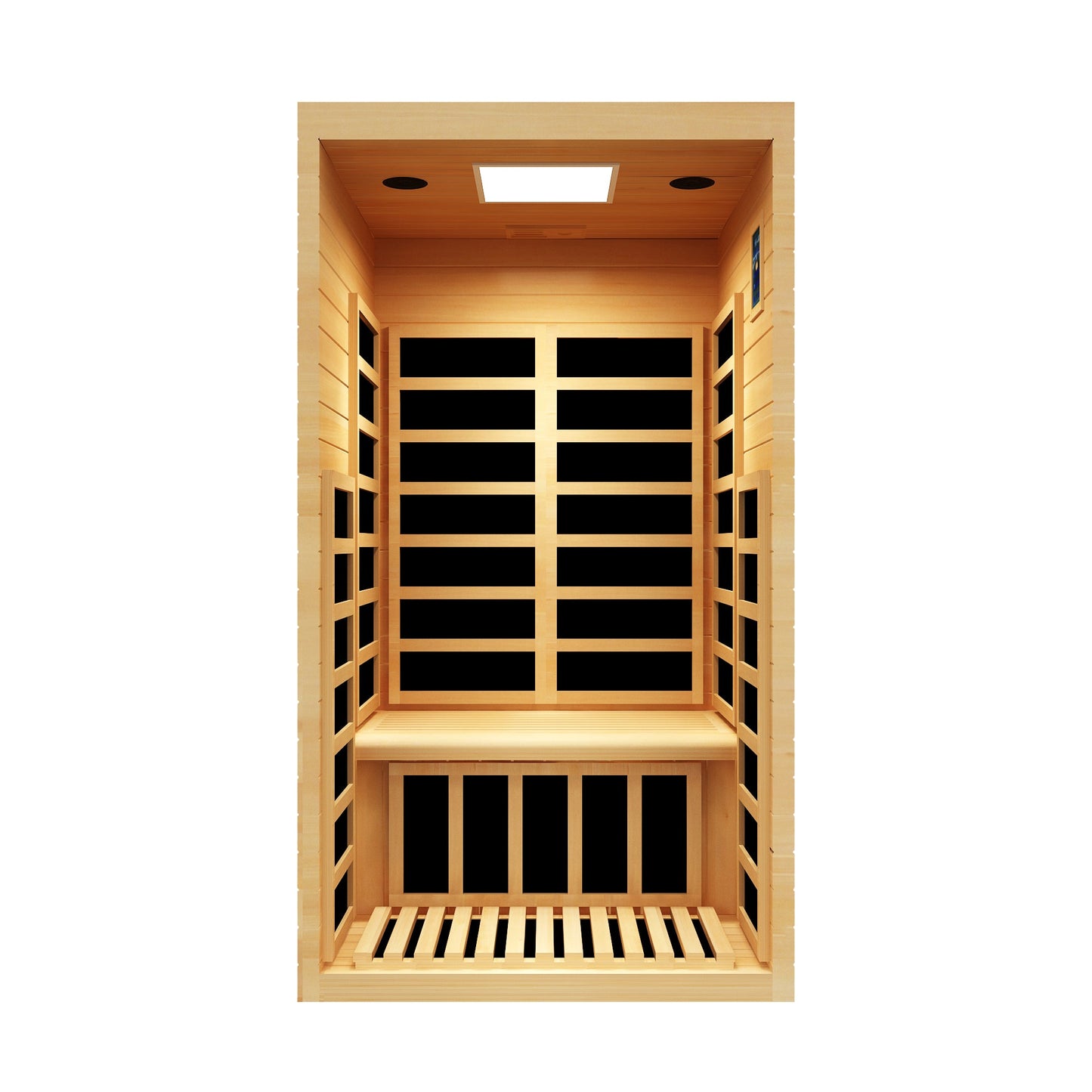 Peak Saunas Olympus Luxury 1-2 Person FAR Infrared Sauna with Smart WiFi App Control - Nuvé