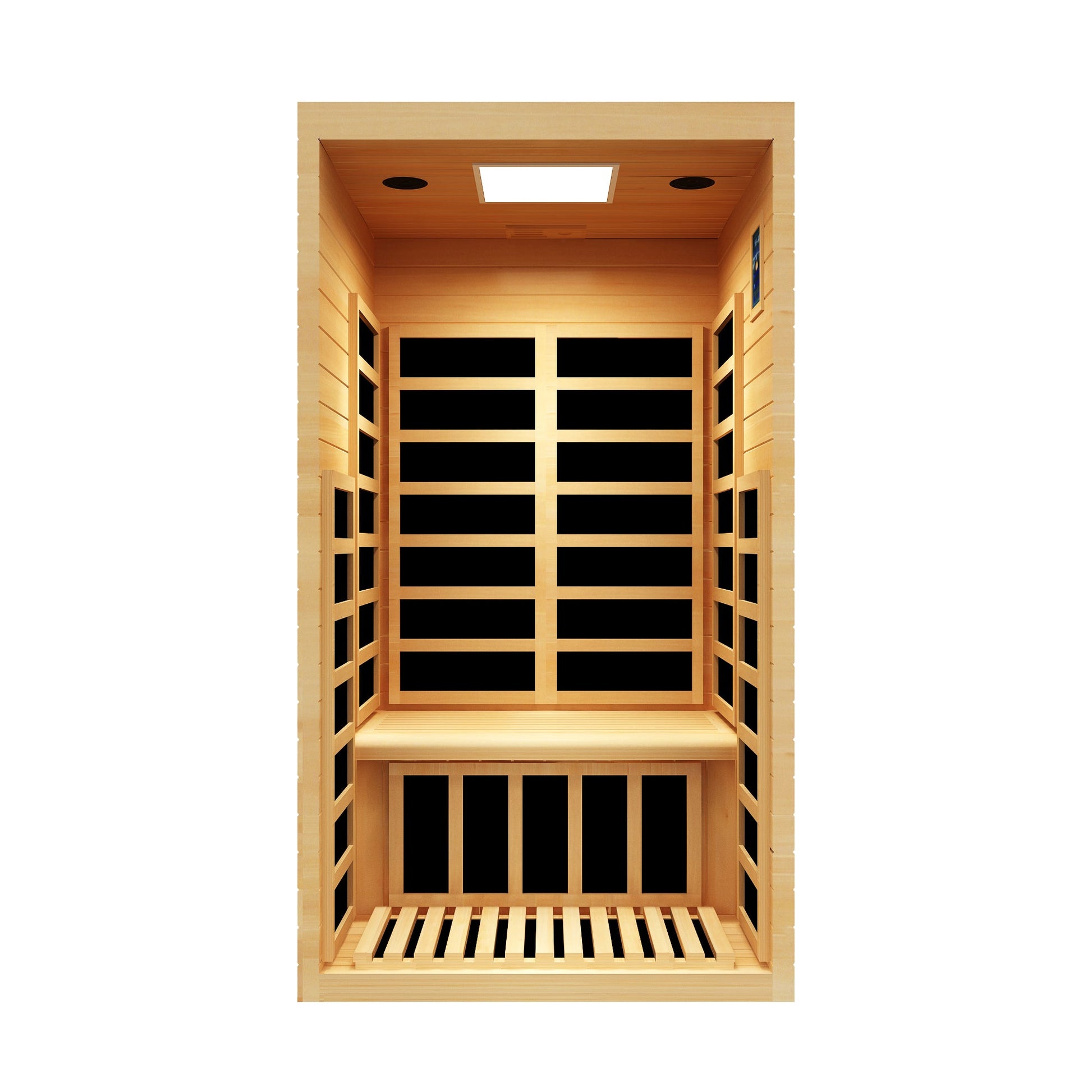 Peak Saunas Olympus Luxury 1-2 Person FAR Infrared Sauna with Smart WiFi App Control - Nuvé
