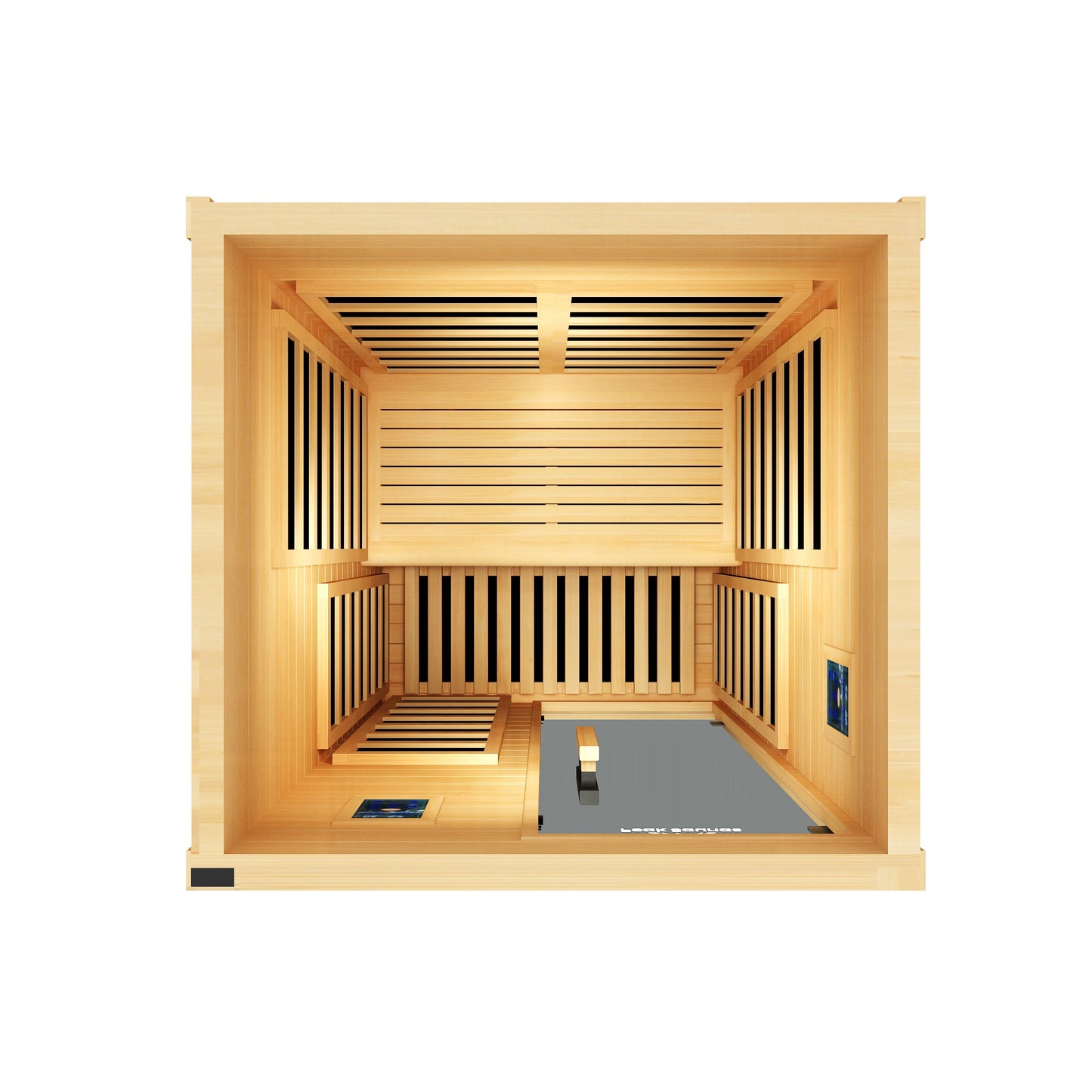 Peak Saunas Olympus Luxury 1-2 Person FAR Infrared Sauna with Smart WiFi App Control - Nuvé