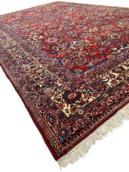 Antique Persian Bakhtiari Rug – Timeless Masterpiece 8'6" x 13'2" - Nuvé