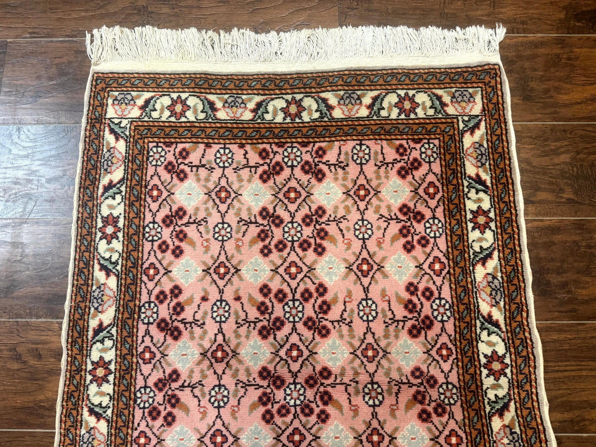 Turkish Sivas Rug 3x4, Pink, Handmade, Wool, Vintage - Nuvé