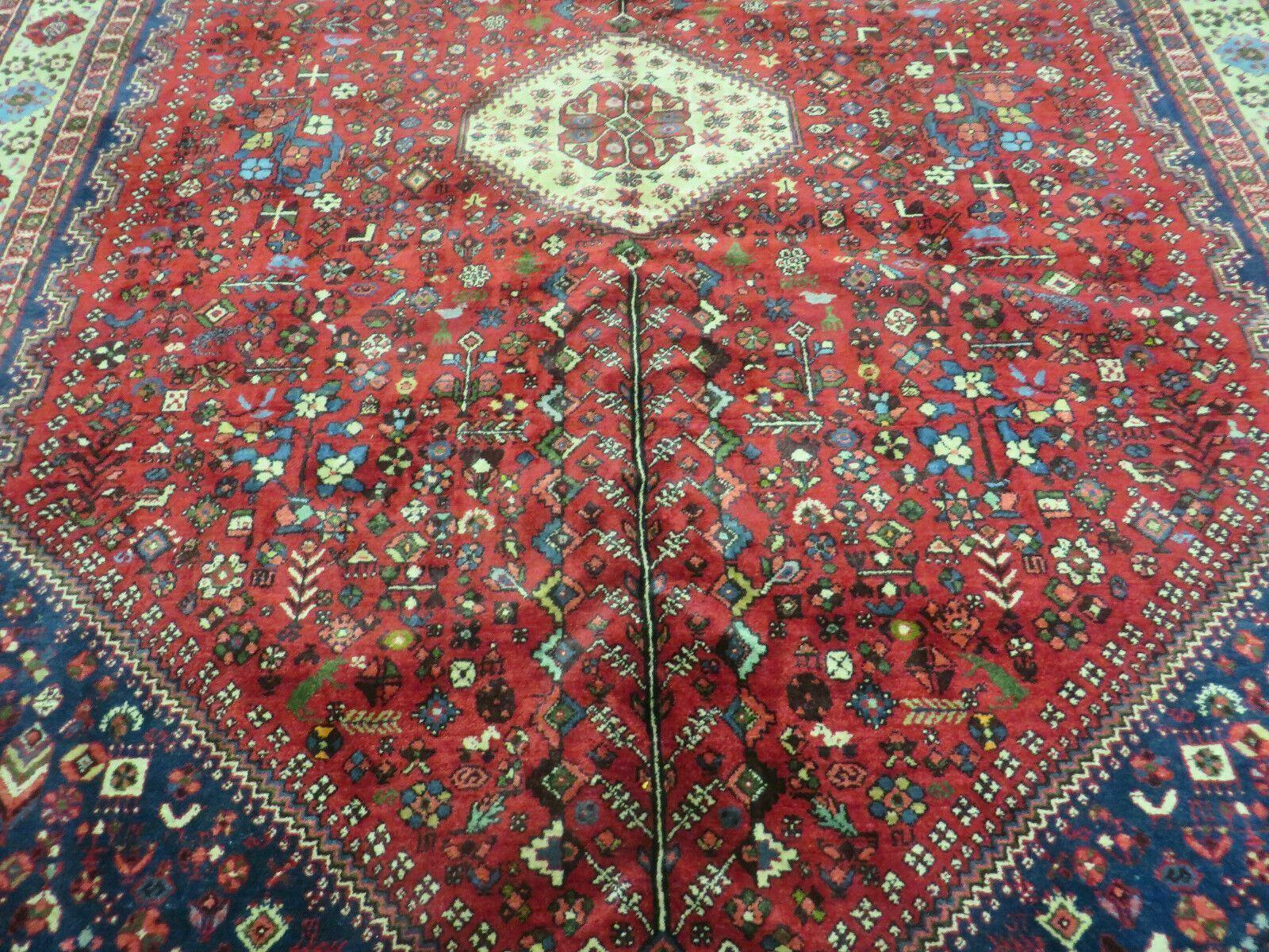 Persian Tribal Rug 7x10, Shiraz Carpet, Abadeh Rug - Nuvé