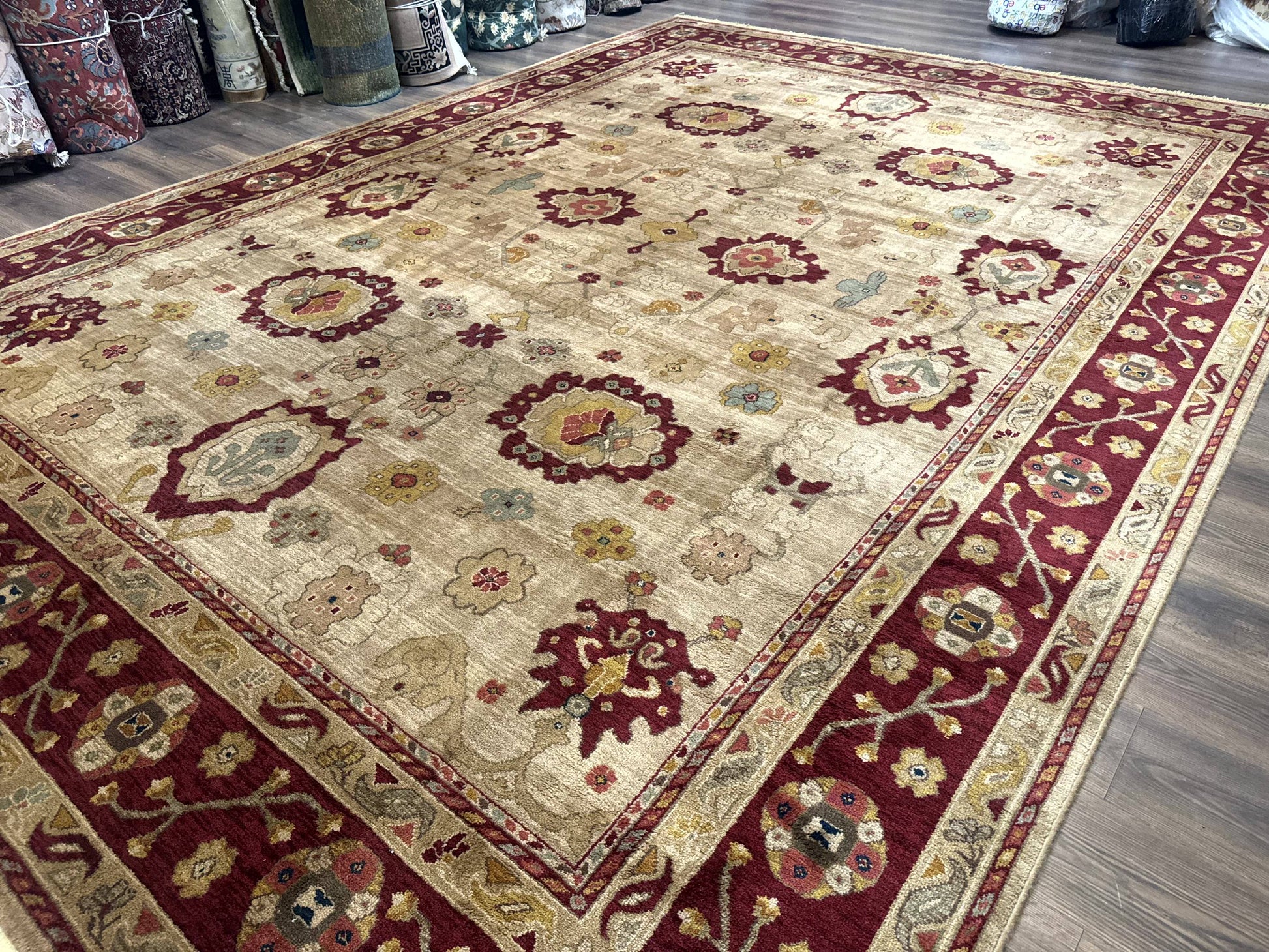 Karastan Rug 10x14, Antique Legends Oushak 2200-203, Vintage, Wool Pile - Nuvé
