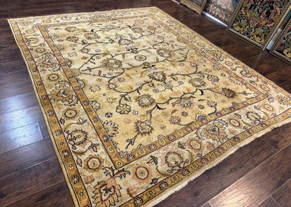 Turkish Oushak Rug 8x10, Vintage Wool Carpet - Nuvé