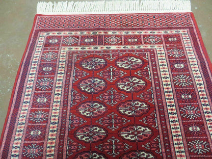 3' X 5' Vintage Fine Handmade Turkoman Bokhara Yamud Rug Carpet Nice - Nuvé