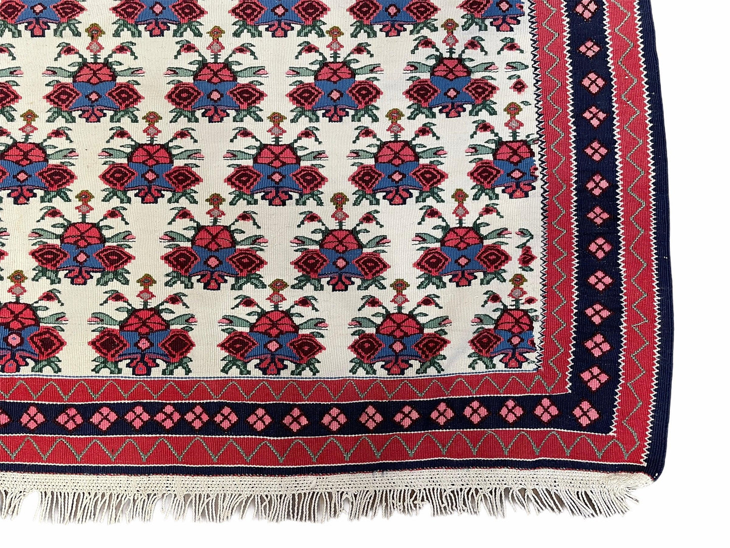 3x5 Vintage Kurdish Senneh Kilim Rug 3 x 5 Heirloom Rug Flatweave Antique Rug Playroom Rug Collectible Rug Beige Kilim - Nuvé