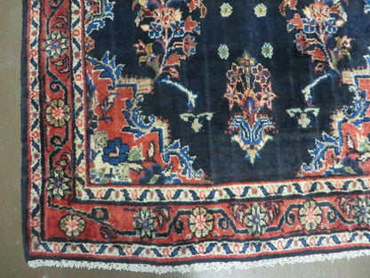 Persian Runner Rug 4x11, Navy Blue Antique Lilihan Runner - Nuvé