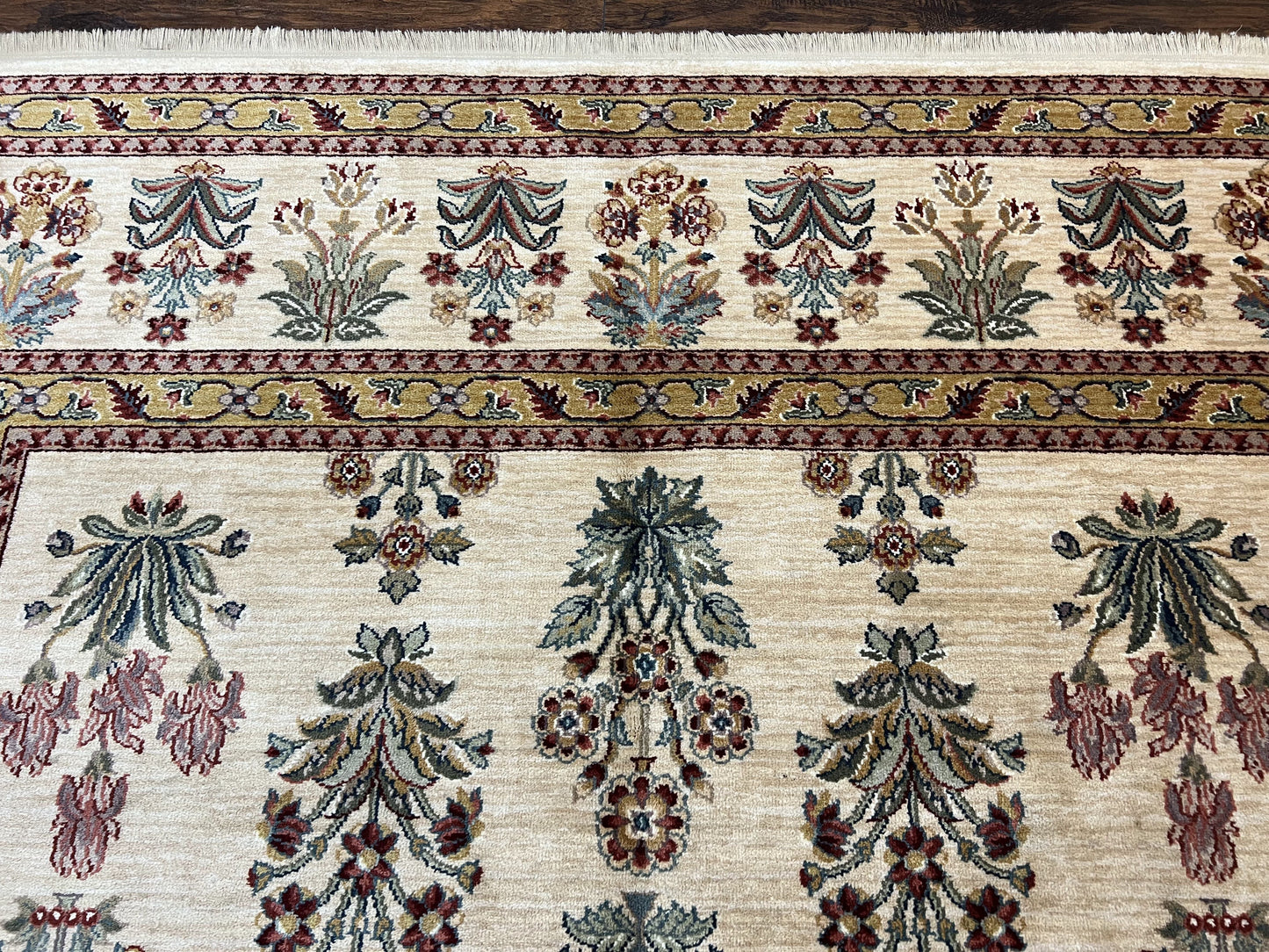 Karastan Rug 8.8 x 12, Ashara Amritsar #549, Oatmeal Color, Wool Pile Karastan Carpet, Discontinued Karastan Area Rug, Decorative - Nuvé