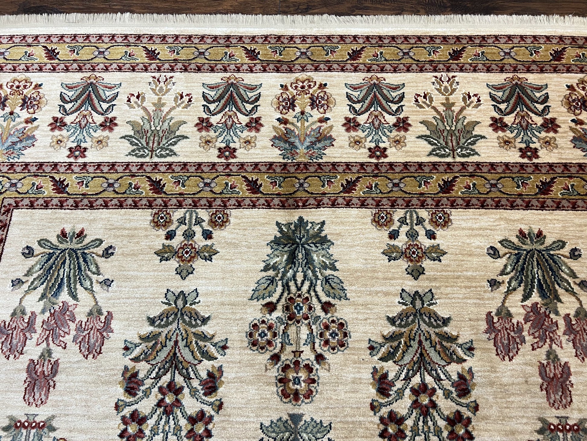 Karastan Rug 8.8 x 12, Ashara Amritsar #549, Oatmeal Color, Wool Pile Karastan Carpet, Discontinued Karastan Area Rug, Decorative - Nuvé
