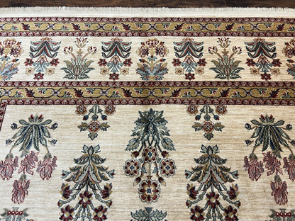 Karastan Rug 8.8 x 12, Ashara Amritsar #549, Oatmeal Color, Wool Pile Karastan Carpet, Discontinued Karastan Area Rug, Decorative - Nuvé