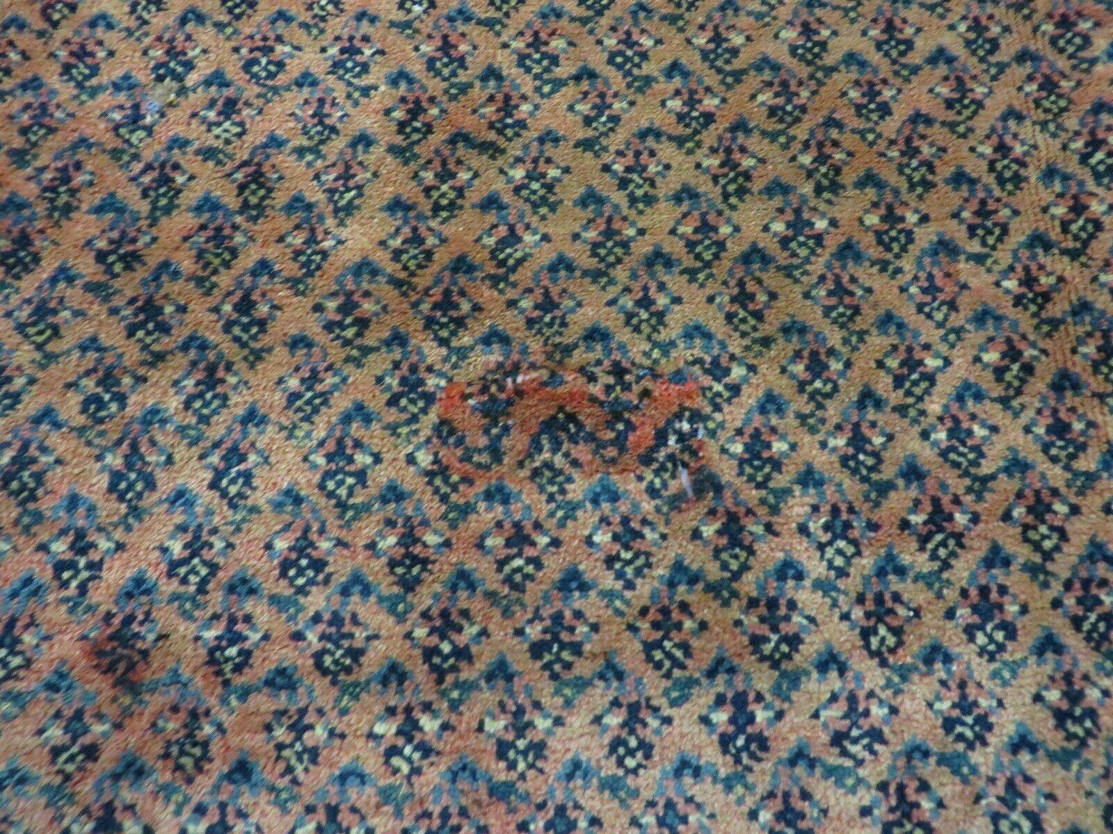 Antique Persian Seraband Runner 3.7 x 11 - Red, Wool, Mir Pattern - Nuvé