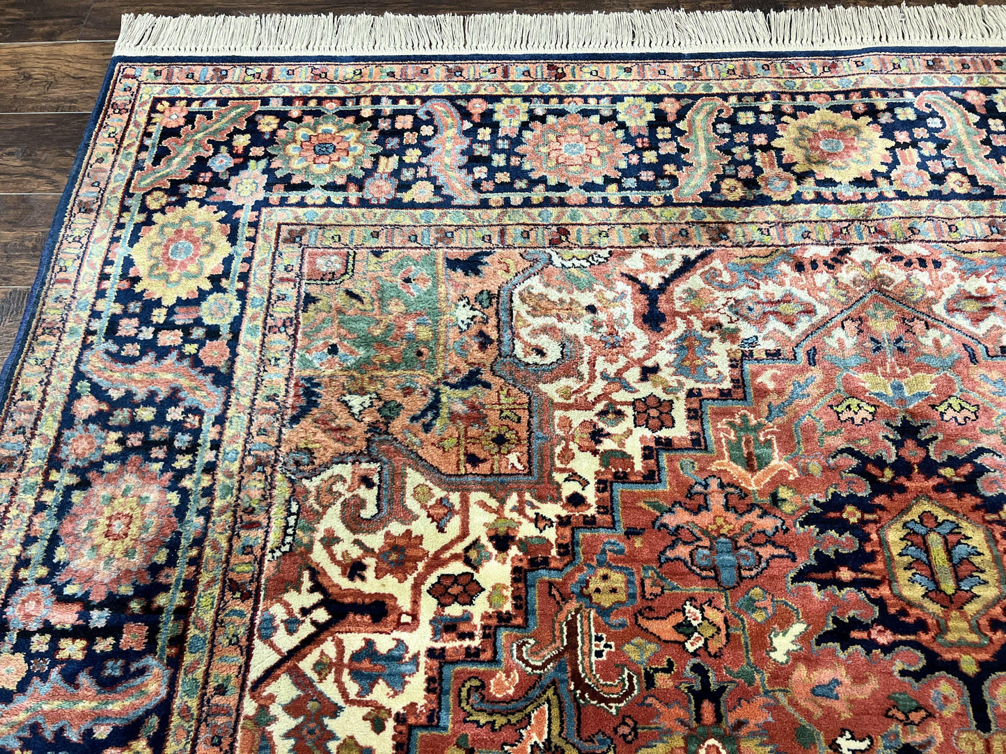 Karastan Rug 8.8 x 12, Karastan Heriz #726, Wool Pile Karastan Area Rug, Rare Hard to Find, Original 700 Series - Nuvé