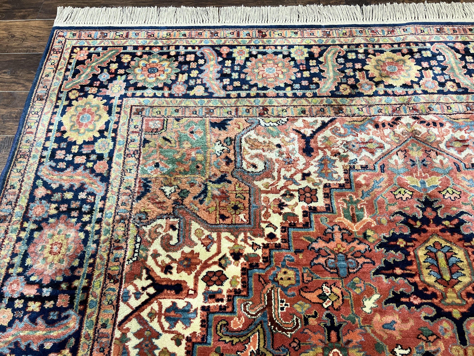 Karastan Rug 8.8 x 12, Karastan Heriz #726, Wool Pile Karastan Area Rug, Rare Hard to Find, Original 700 Series - Nuvé