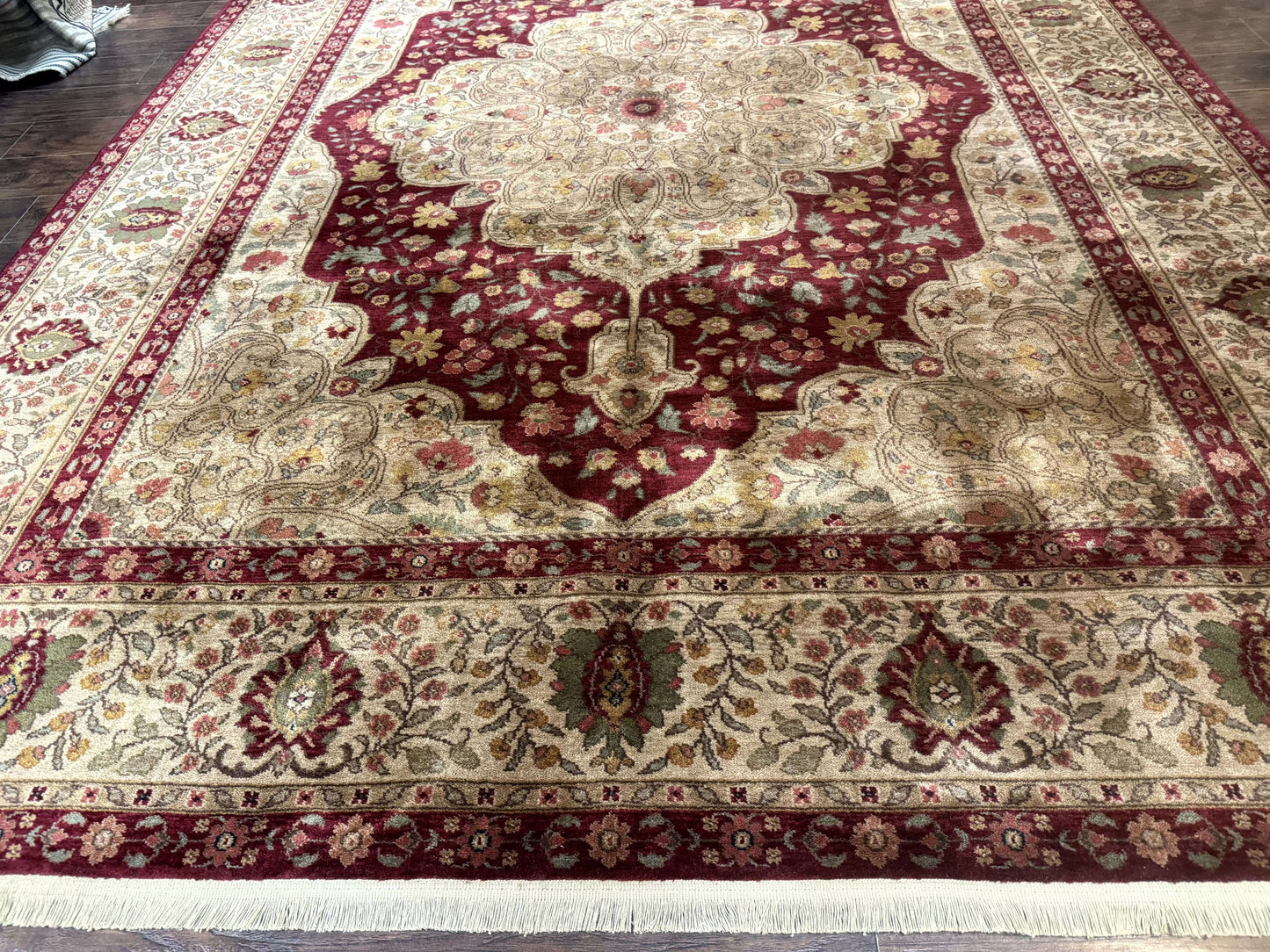 Karastan Rug 8.8 x 12, Antique Legends Royal Tabriz, Wool Pile, Vintage, Rare - Nuvé