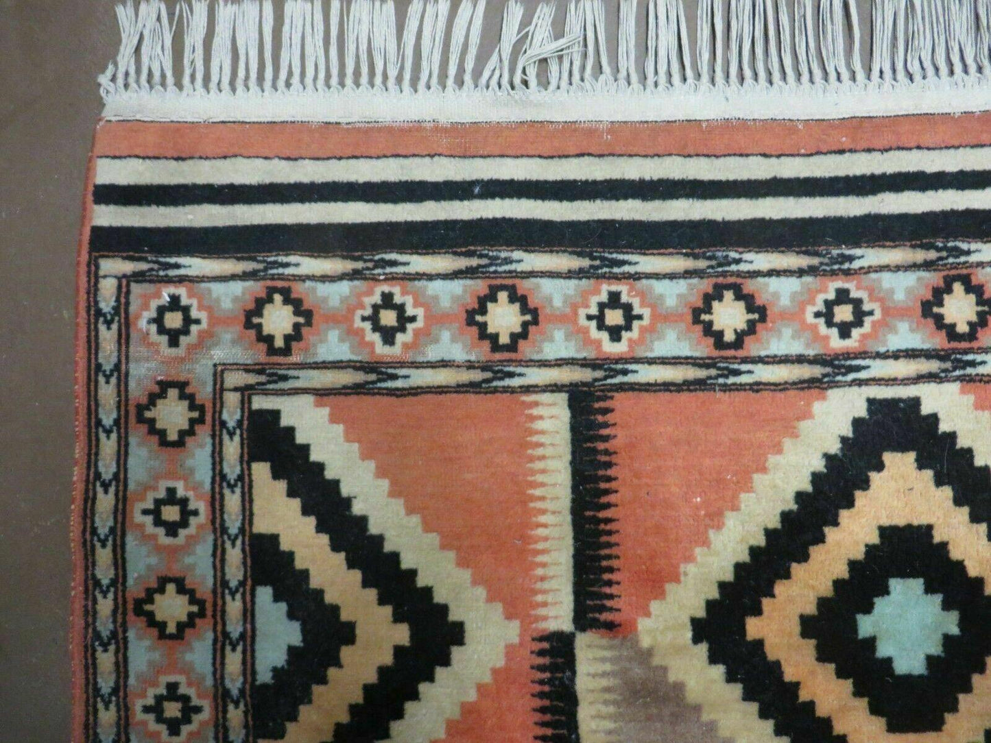4' X 6' Vintage Handmade Turkish Melas Oushak Wool Rug Carpet Mehrab Red Nice - Nuvé