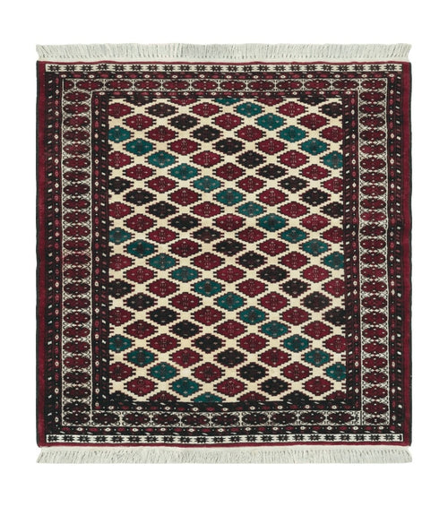 3' X 4' Vintage Handmade Pakistan Bokhara Turkoman Balouch Wool Rug Mat Nice