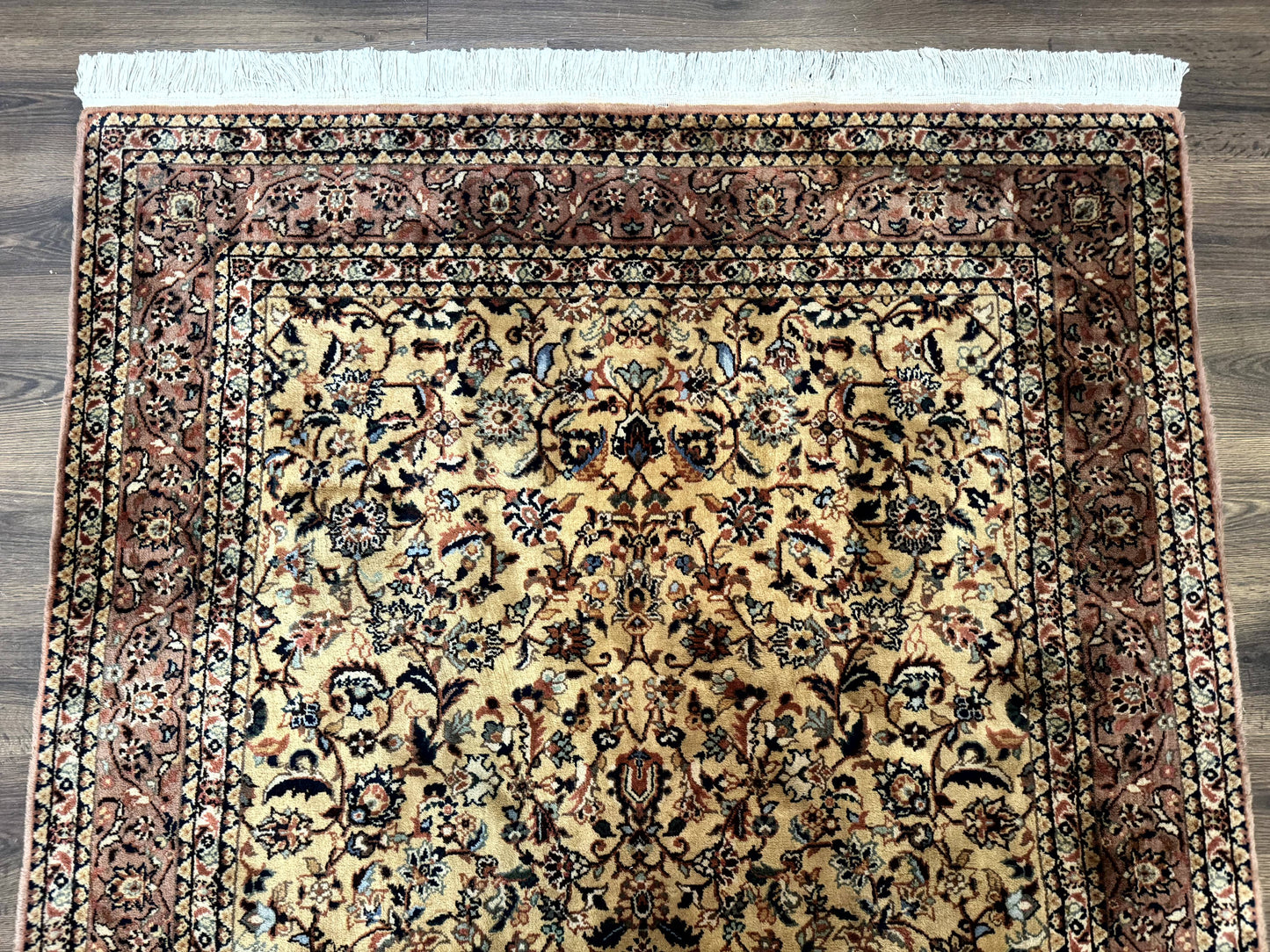 Indo Persian Rug 5x8, Light Tan/Camel, Allover Design - Nuvé