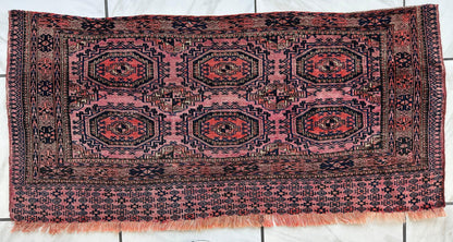 Saryk Turkmen Trapping Torba – 53″ x 25″ - Nuvé