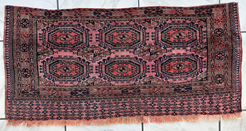 Saryk Turkmen Trapping Torba – 53″ x 25″ - Nuvé