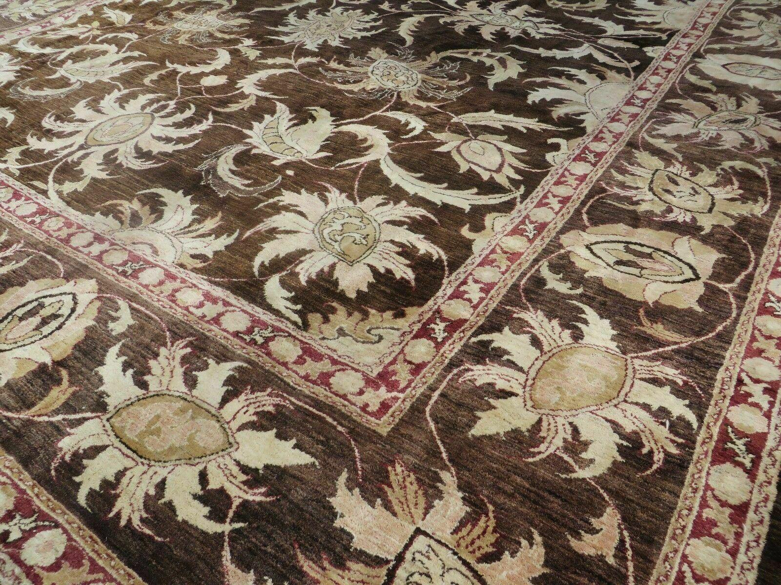 13' X 16' Vintage Handmade Peshawar Oushak Wool Rug Carpet Nice - Nuvé